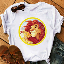 Load image into Gallery viewer, Cartoon Print t shirt Lion King Tshirt Women Tshirt Summer Fashion Women Tops Tee New Cute Harajuku Tops T-shirts Clothes Femme