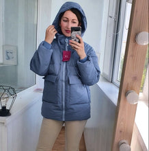 Load image into Gallery viewer, Network kapok yi Female Long mian bao fu 2020 Winter Cotton Loose Coat