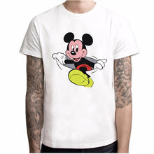 Load image into Gallery viewer, New Mickey T shirt men fashions Mickey cartoon print streetwear men short sleeve casual Harajuku t shirt Hot sale t shirts
