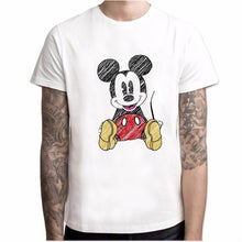 Load image into Gallery viewer, New Mickey T shirt men fashions Mickey cartoon print streetwear men short sleeve casual Harajuku t shirt Hot sale t shirts
