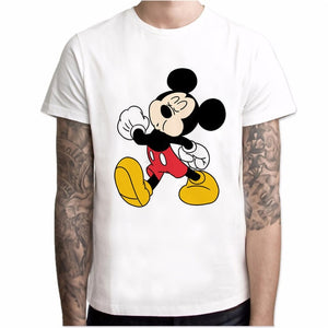 New Mickey T shirt men fashions Mickey cartoon print streetwear men short sleeve casual Harajuku t shirt Hot sale t shirts