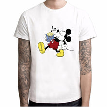 Load image into Gallery viewer, New Mickey T shirt men fashions Mickey cartoon print streetwear men short sleeve casual Harajuku t shirt Hot sale t shirts
