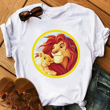 Load image into Gallery viewer, Cartoon Print t shirt Lion King Tshirt Women Tshirt Summer Fashion Women Tops Tee New Cute Harajuku Tops T-shirts Clothes Femme
