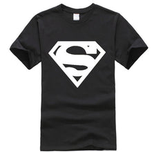 Load image into Gallery viewer, new fashion summer short sleeve cool Superman printed men t shirt 100% cotton o-neck casual men t-shirt tops tees
