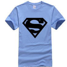 Load image into Gallery viewer, new fashion summer short sleeve cool Superman printed men t shirt 100% cotton o-neck casual men t-shirt tops tees
