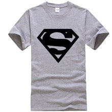 Load image into Gallery viewer, new fashion summer short sleeve cool Superman printed men t shirt 100% cotton o-neck casual men t-shirt tops tees
