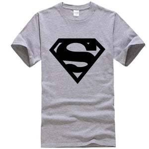 new fashion summer short sleeve cool Superman printed men t shirt 100% cotton o-neck casual men t-shirt tops tees