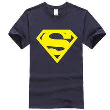 Load image into Gallery viewer, new fashion summer short sleeve cool Superman printed men t shirt 100% cotton o-neck casual men t-shirt tops tees
