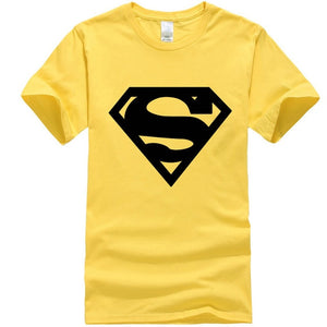 new fashion summer short sleeve cool Superman printed men t shirt 100% cotton o-neck casual men t-shirt tops tees