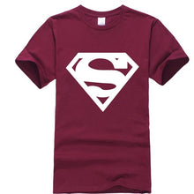 Load image into Gallery viewer, new fashion summer short sleeve cool Superman printed men t shirt 100% cotton o-neck casual men t-shirt tops tees
