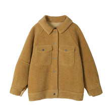 Load image into Gallery viewer, 2020 early spring anti sheepskin coat female new loose plush coat shirt jacket

