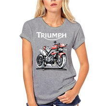 Load image into Gallery viewer, Speed Triple 1050 Triumph Motorcycle T-shirt Men Black T Shirt Vintage Cafe Racer Clothing Cotton Tshirts Biker Tops Moto Tee
