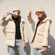 Load image into Gallery viewer, Network kapok yi Female Long mian bao fu 2020 Winter Cotton Loose Coat
