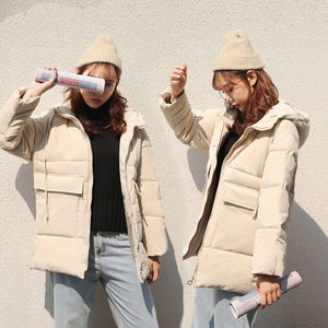 Network kapok yi Female Long mian bao fu 2020 Winter Cotton Loose Coat