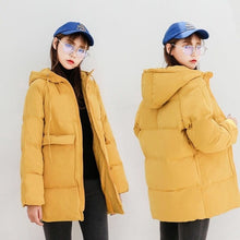 Load image into Gallery viewer, Network kapok yi Female Long mian bao fu 2020 Winter Cotton Loose Coat
